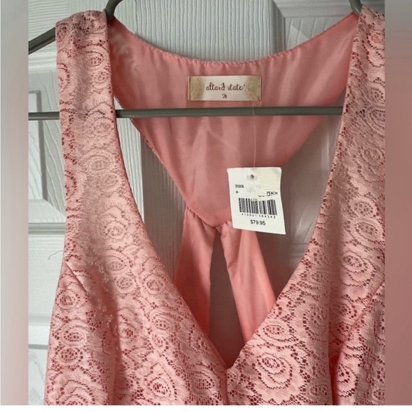 NWT Altar'd State Lace Pink Dress Size Medium - Picture 3 of 5